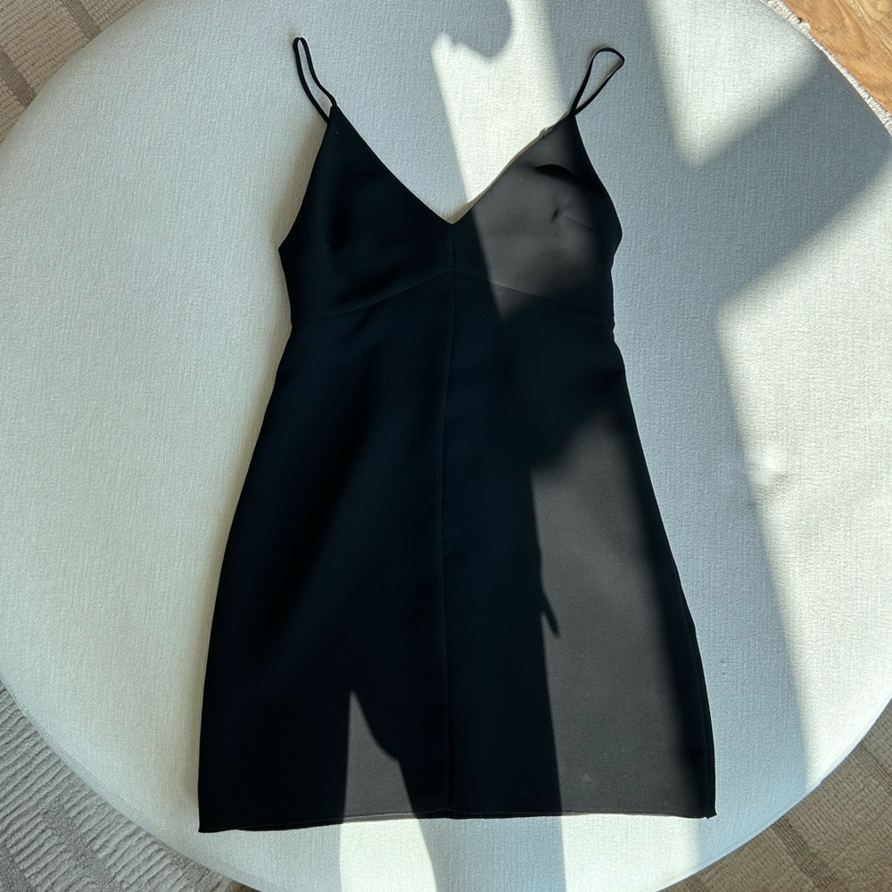 Aritzia Wilfred Black Mini Dress